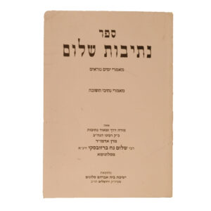 נתיבות שלום-ימים נוראים-סלונים